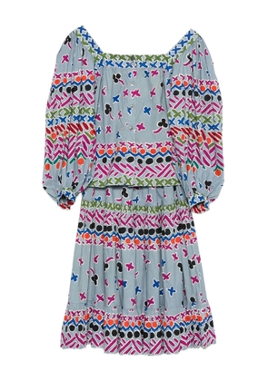 Saint Laurent Pre-Owned 1979 Matisse cotton suit - Blue