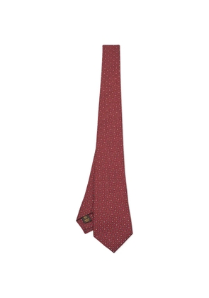 Louis Vuitton Pre-Owned pattern silk tie - Red