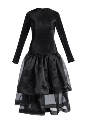 L'IDÉE Alexander ribbed midi dress - Black