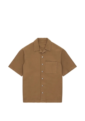 Fortela short-sleeves pocket shirt - Brown