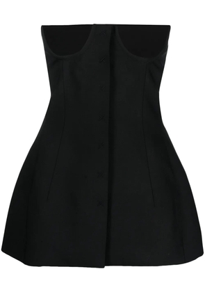 ALESSANDRO VIGILANTE strapless corset top - Black