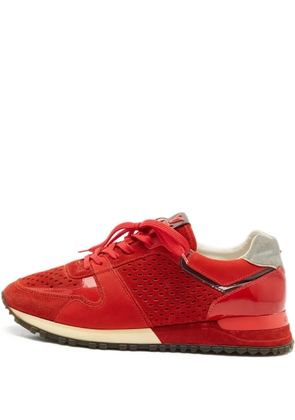 Louis Vuitton Pre-Owned lace-up sneakers - Red