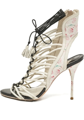 Sophia Webster strappy heeled sandals - White