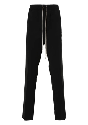 Rick Owens Drawstring Slim Long tapered trousers - Black
