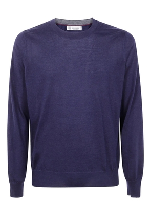Brunello Cucinelli crew-neck sweater - Blue