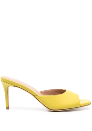 Scarosso 75mm Lohan leather mules - Green