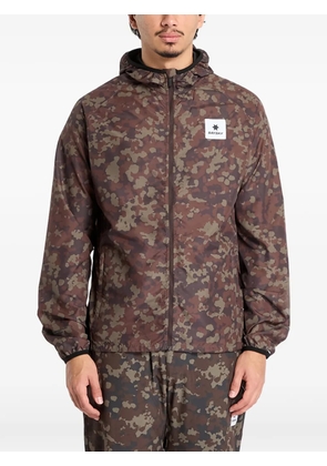 SAYSKY Pace camouflage hooded jacket - Brown