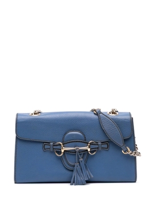 Gucci Pre-Owned 2016-2025 Medium Leather Emily shoulder bag - Blue