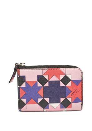 PUCCI Pre-Owned geometric-print wallet - Pink