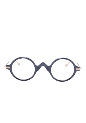 Matsuda round-frame glasses - Blue