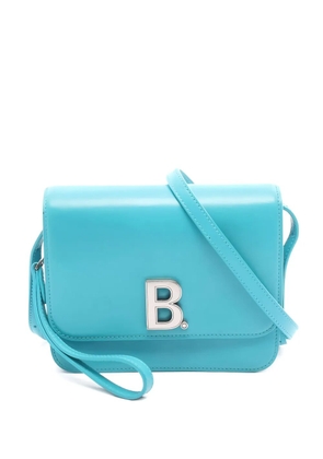 Balenciaga Pre-Owned 2010s B-Logo leather shoulder bag - Blue