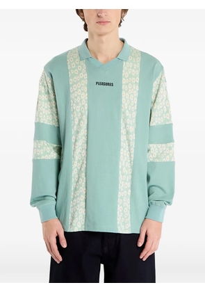 Pleasures floral V-neck sweatshirt - Green