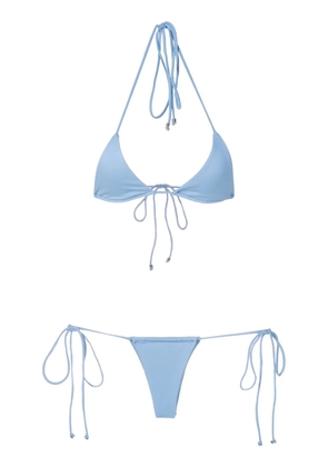 Amir Slama halterneck triangle bikini - Blue