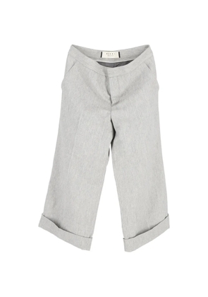 Marni Pre-Owned folded-hem trousers - Grey