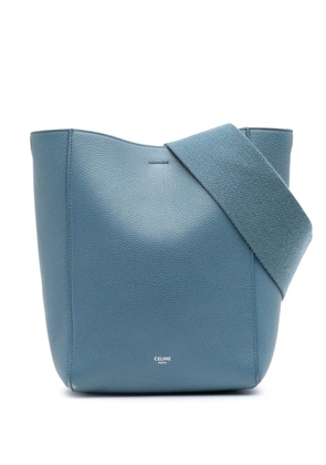 Celine Pre-Owned 2019 Small Soft Grained Calfskin Seau Sangle bucket bag - Blue