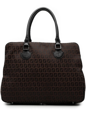 Fendi Pre-Owned 2000-2010 Zucchino Canvas business bag - Brown