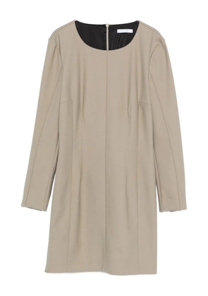 Patrizia Pepe long sleeve dress - Neutrals