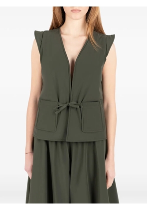Société Anonyme tie-detail vest - Green
