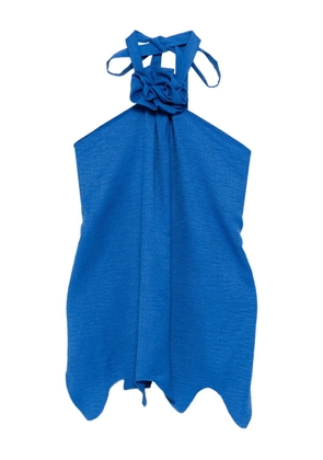 BLAKLACE floral detailing blouse - Blue