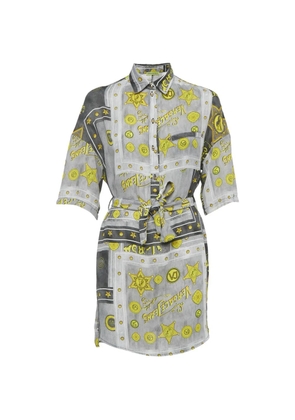 Versace Jeans Couture printed tunic top - Grey