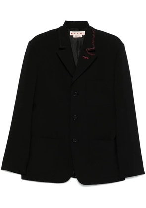Marni wool blazer - Black