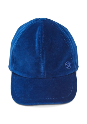 Maison Michel velvet structured cap - Blue