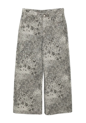 JNBY graphic-print jeans - Grey