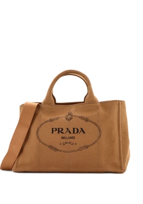 Prada Pre-Owned Canapa Convertible Canvas Medium tote bag - Brown