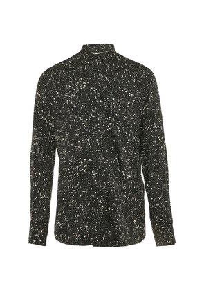 Saint Laurent Pre-Owned long-sleeves printed shirt - Black