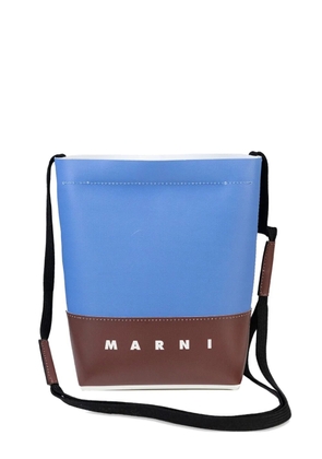 Marni two-tone shoulder bag - Blue
