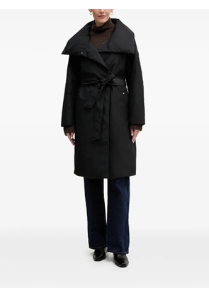 Moose Knuckles belted double-breasted coat - Black