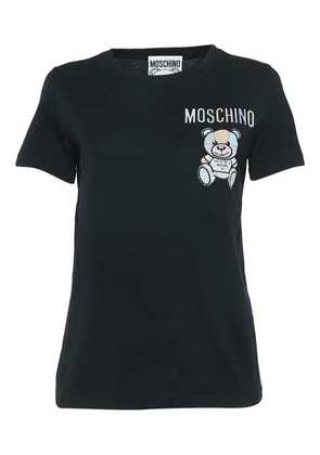 Moschino Pre-Owned cotton Teddy Bear T-shirt - Black