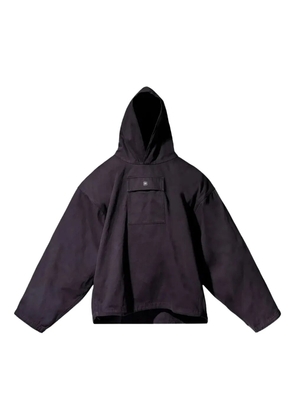 YEEZY GAP ENGINEERED BY BALENCIAGA satin-finish hoodie - Black