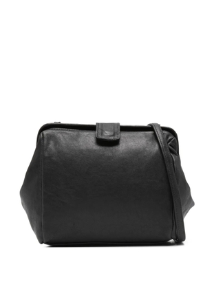 SOMMET leather cross body bag - Black