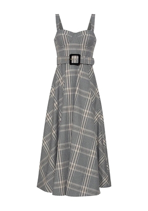 Cara Cara Calypso belted bustier midi dress - Grey