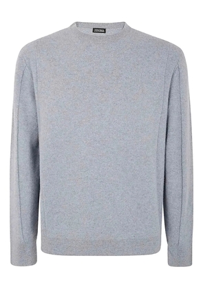 Zegna round-neck sweater - Grey