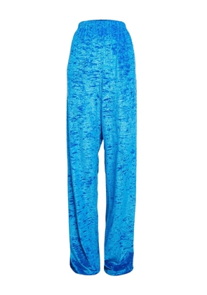 Balenciaga Pre-Owned velvet trousers - Blue