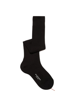 Scarosso ribbed knee socks - Black