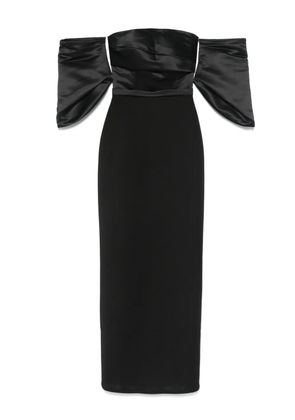 AAVVA off-shoulder gown - Black