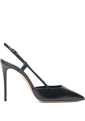 Casadei 100mm Julia pointed-toe slingback heeled pumps - Black