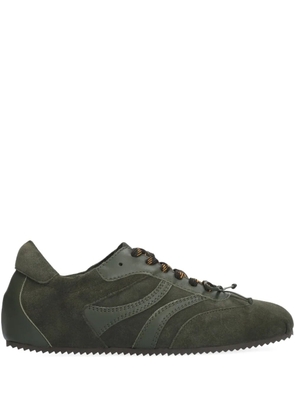 Bibi Lou suede-panelled sneakers - Green