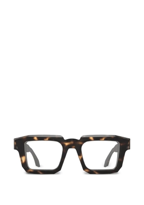 pugnale square-frame glasses - Brown