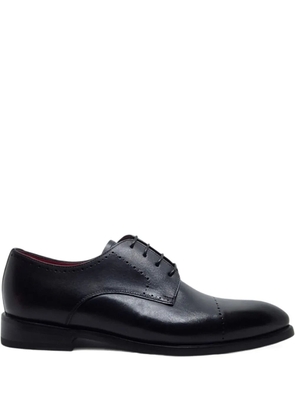 Barrett perforated cap-toe derby shoes - Black