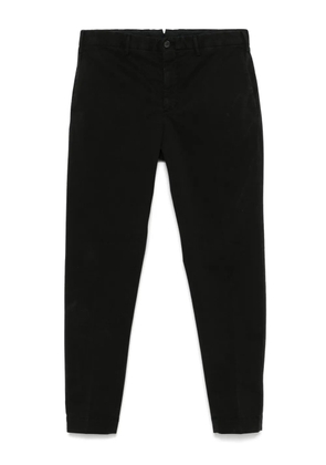Incotex pressed-crease trousers - Black