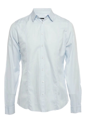 Gucci Pre-Owned herringbone shirt - Blue