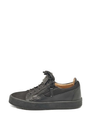 Giuseppe Zanotti Vintage Frankie zip-detail sneakers - Black