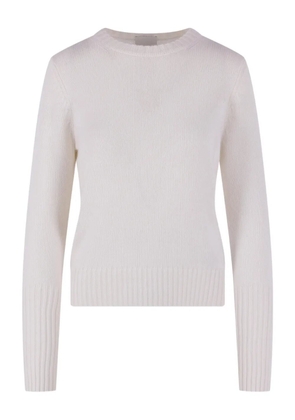 Allude ribbed cashmere knit sweater - Neutrals