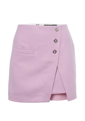 Maje layered mini skirt - Pink