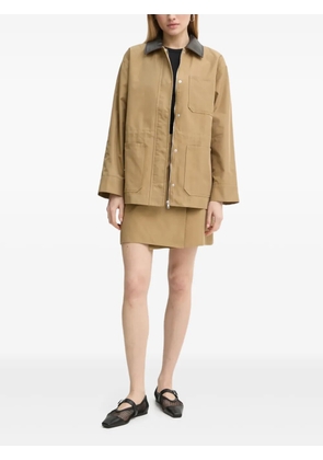 Day Birger Et Mikkelsen button tab skirt - Brown