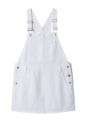 RE/DONE straps pocket mini dress - White